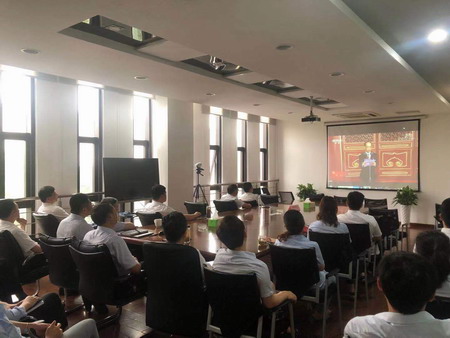 蘇鹽集團集中收聽收看慶祝中國共產(chǎn)黨成立100周年大會盛況 蘇鹽集團集中收聽收看慶祝中國共產(chǎn)黨成立100周年大會盛況