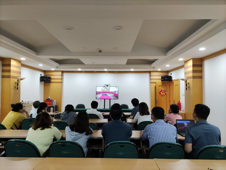 蘇鹽集團集中收聽收看慶祝中國共產(chǎn)黨成立100周年大會盛況 蘇鹽集團集中收聽收看慶祝中國共產(chǎn)黨成立100周年大會盛況